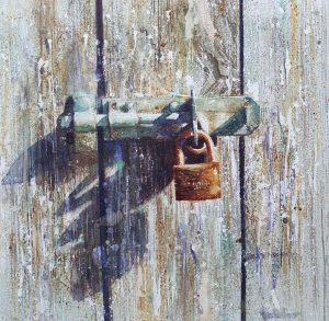 Locked and Loaded by David Poxon RI Fne art print of the pure watercolour painting original.
