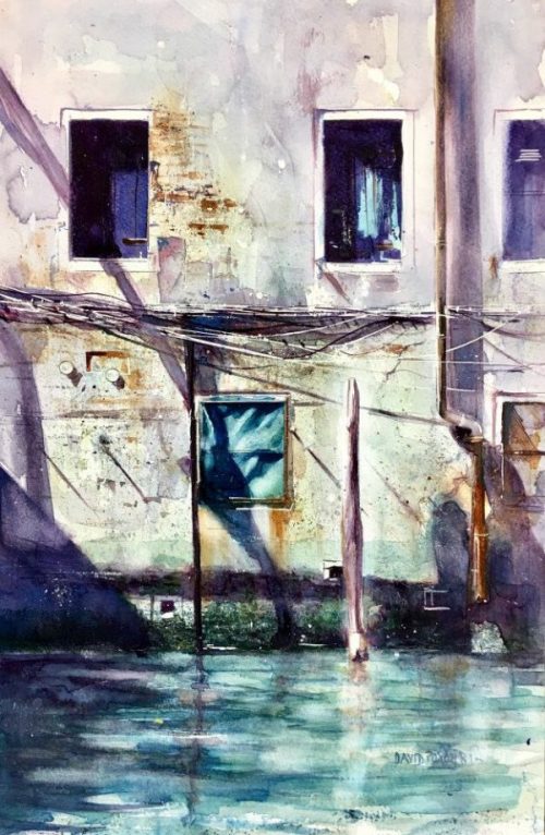 Venice, Watercolour By David Poxon